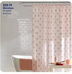 Walmart Mainstays 16-piece bath set offer
