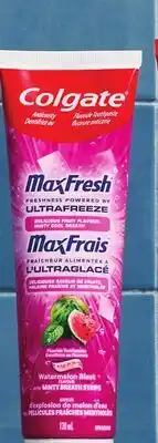 Walmart Colgate Max Fresh offer