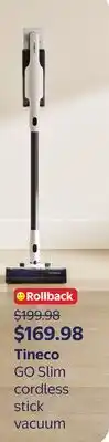 Walmart Tineco GO Slim cordless stick vacuum offer