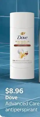 Walmart Dove Advanced Care antiperspirant offer