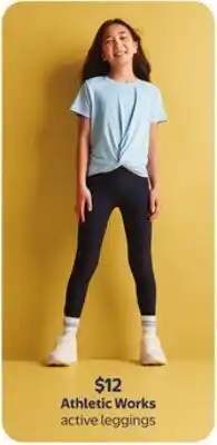 Walmart Athletic Works active leggings offer