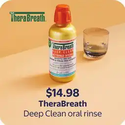 Walmart TheraBreath Deep Clean oral rinse offer