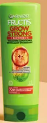 Walmart Garnier Fructis Grow Strong Thickening shampoo or conditioner offer