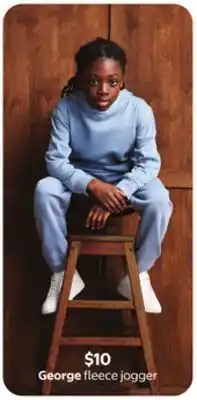 Walmart George fleece jogger offer