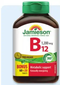 Walmart Jamieson vitamin B12 80s offer