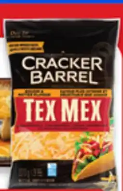 Walmart Cracker Barrel cheese block 400 g or shreds 320 g offer