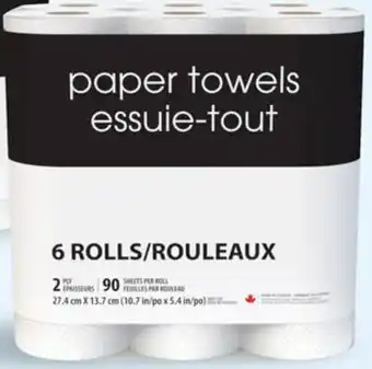 Walmart Black & White bathroom tissue or paper towel offer