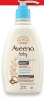 Walmart Aveeno Baby daily wash and shampoo or cream offer