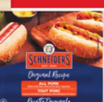 Walmart Schneiders Original Recipe wieners offer