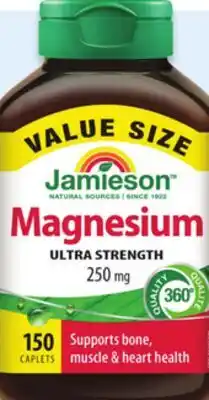 Walmart Jamieson magnesium ultra strength 150s offer