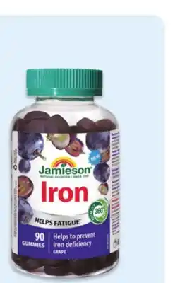 Walmart Jamieson iron gummies 90s offer