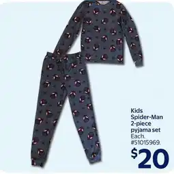 Walmart Kids Spider-Man 2-piece pyjama set offer