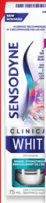 Walmart Sensodyne Clinical White enamel strengthening offer