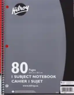 Walmart 80-page notebook offer