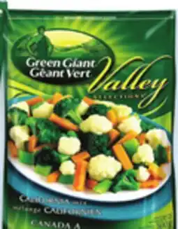 Walmart Green Giant Valley Selections frozen vegetables offer