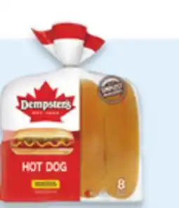 Walmart Dempster's hot dog or hamburger buns offer
