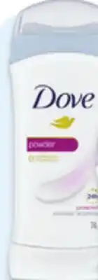Walmart Dove antiperspirant offer