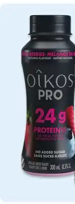 Walmart Oikos Pro drinkable yogurt offer