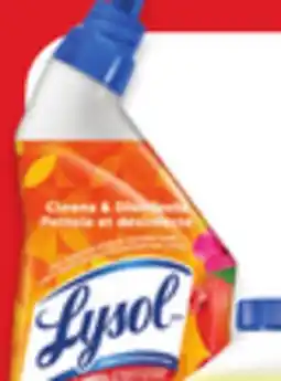 Walmart Lysol toilet bowl cleaner 710 mL, all-purpose cleaning pours offer