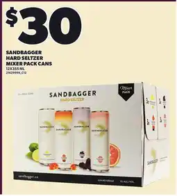 Loblaws SANDBAGGER HARD SELTZER CANS offer