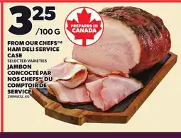Independent Grocer FROM OUR CHEFS HAM DELI SERVICE CASE offer