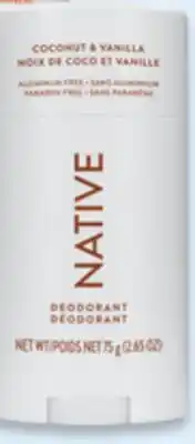 Walmart Native Natural deodorant offer