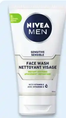 Walmart Nivea Men sensitive skin after shave balm 100 mL or face wash 150 mL offer