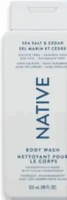 Walmart Native body wash offer