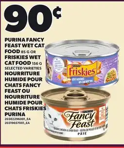 Independent Grocer PURINA FANCY FEAST WET CAT FOOD, 85 G OR FRISKIES WET CAT FOOD, 156 G offer