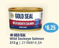 Loblaws GOLD SEAL WILD SOCKEYE SALMON offer