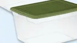 Walmart 55 L Clear storage tote offer