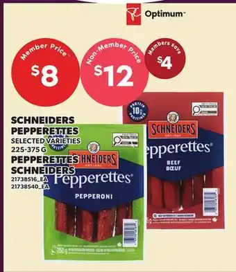 Independent Grocer SCHNEIDERS PEPPERETTES offer