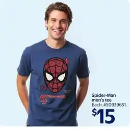 Walmart Spider-Man Men's Tee offer