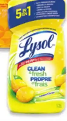 Walmart Lysol all-purpose cleaning pours offer