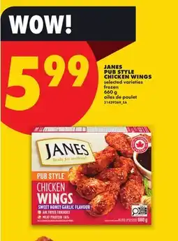 No Frills JANES PUB STYLE CHICKEN WINGS offer