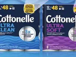 Loblaws COTTONELLE TOILET PAPER, 12=48 rolls offer