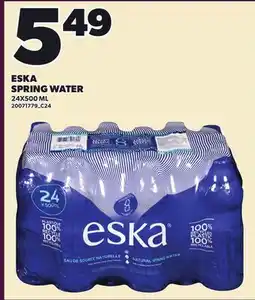 Loblaws ESKA SPRING WATER offer