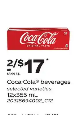 Loblaws COCA-COLA BEVERAGES offer