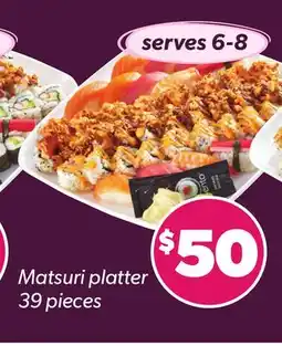 Loblaws MATSURI PLATTER, 39 pieces offer