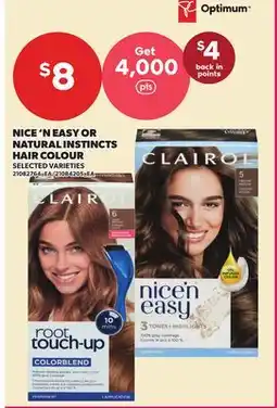 Loblaws NICE 'N EASY OR NATURAL INSTINCTS HAIR COLOUR offer