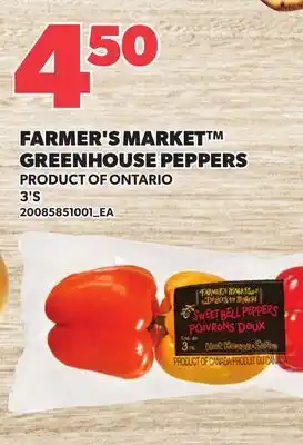 Loblaws FARMER'S MARKET GREENHOUSE PEPPERS, 3'S offer