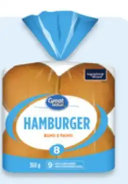 Walmart Great Value hamburger buns offer
