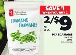 Loblaws PC EDAMAME offer