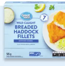 Walmart Great Value breaded or battered fish offer