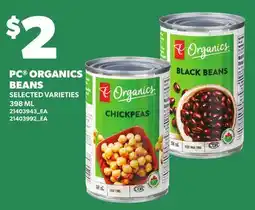 Loblaws PC ORGANICS BEANS offer
