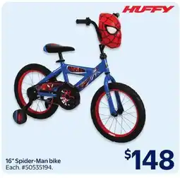 Walmart 16 Spider-Man bike offer