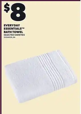 Loblaws EVERYDAY ESSENTIALS BATH TOWEL offer