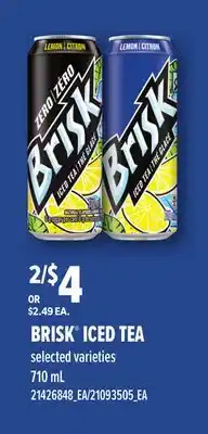 Loblaws BRISK ICED TEA offer