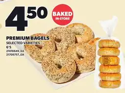 Loblaws PREMIUM BAGELS, 6'S offer