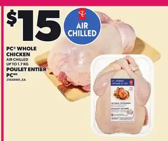 Independent Grocer PC WHOLE CHICKEN, UP TO offer